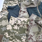 Боевая рубашка Убакс пиксель размер XXL татическая футболка с длинным рукавом UBACS мужская армейская с замком - изображение 4