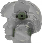 Комплект Активные тактические наушники для стрельбы Walker's Razor Slim Electronic Muffs (Multicam Camo) + крепеж на шлем - изображение 5