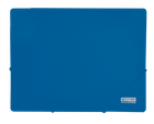 Папка пластиковая А4 на резинках Buromax Jobmax синяя (BM.3911-02)