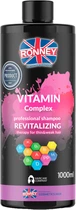 Шампунь витаминный Ronney Vitamin Complex для тонких и слабых волос 1000 мл (5060589154650)