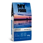 Сухой корм Hermos Myfood Суперпремиум для взрослых собак средних и больших пород с Ягнем и Рисом