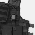 Плитоноска-тактический военный жилет с подсумками и системой MOLLE Vogel ТМП11 Черный (2869482110142) - изображение 10