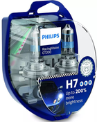 Автолампи Philips H7 RacingVision GT200 + 200% 2 шт. (12972RGTS2) - зображення 3