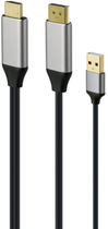 Cablexpert Adapter konwertera HDMI na DisplayPort 4K (A-HDMIM-DPM-01) - obraz 1