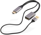 Адаптер-перехідник Cablexpert HDMI на DisplayPort, 4K (A-HDMIM-DPF-02) - зображення 2