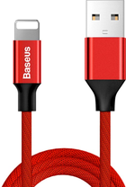 Kabel Baseus Yiven do iP 1,8m czerwony (CALYW-A09) - obraz 1