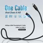 Kabel Edimax UC4-005TB Thunderbolt 3 0,5 m (USB-C na USB-C, 40Gbps) - obraz 4