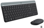 Logitech Wireless Slim Combo MK470 grafitowy (920-009204)