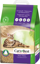 Наповнювач для котячого туалету Cat's Best Smart Pellets Деревний грудкувальний 10 кг (20 л) (4002973217429)