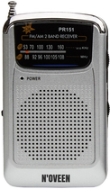 Портативне радіо Noveen PR151 Silver (RL070856) - зображення 1