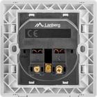 Розетка Lanberg French Socket 2 USB Port 2.1A Біла (AC-WS01-USB2-E) - зображення 4