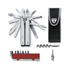 Мультитул, мультиінструмент Victorinox SSWISSTOOL SPIRIT X PLUS RATCHET Vx30338.N 39 функцій 115 мм + Біти+ Чехол нейлон