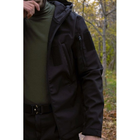 Тактична тепла куртка Soft Shell Чорна Logos XL - зображення 4