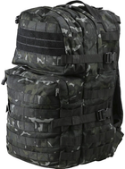 Рюкзак тактичний KOMBAT UK Medium Assault Pack Мультікам Чорний 40 л (kb-map-btpbl)