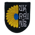 Шевроны Щиток "UKRAINE Соняшник" вышивкой - изображение 1