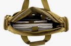 Армейская тактическая сумка для ноутбука и документов Column 117 хаки - зображення 7