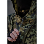 Дощовик пончо для військових, тактичний камуфляж піксель - зображення 3