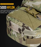 Тактична сумка гідрат IDOGEAR BG3530 MOLLE для тактичного жилета-рюкзака армії США преміум якість Мультикам - зображення 11