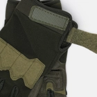Тактические военные перчатки UAD Prometey полнопалые, сенсорные Олива L (UAD0019L) - изображение 4