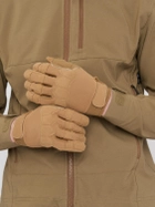 Тактические военные перчатки UAD Prometey полнопалые, сенсорные Койот M (UAD0018M) - изображение 2