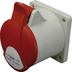 Розетка вбудована ETI IP54 32A 3P+PE 400V EER-3243 4482094 силова (cтаціонарна внутрішня)
