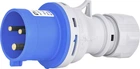 Вилка силовая ETI IP44 32A 2P+PE 230V EV-3232 4482019 силовая