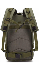 Бойовий рюкзак чоловічий сумка на плечі ранець штурмовий Оливковий 28 л надійне і зручне спорядження для бойових місій максимальна місткість і функціональність - зображення 3