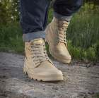 Ботинки мужские кеды обувь демисезонная M-Tac Койот 41 размер с зносостойкого хлопкового дышащего полотна практичные для отдыха на природе походов - изображение 6