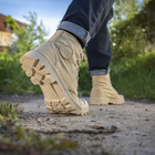 Ботинки мужские кеды обувь демисезонная M-Tac Койот 41 размер с зносостойкого хлопкового дышащего полотна практичные для отдыха на природе походов - изображение 9