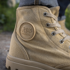 Ботинки обувь демисезонная кеды M-Tac 40 р Койот из зносостойкого хлопкового воздухопроницаемого материала защита пяток дополнительным слоем ткани - изображение 7