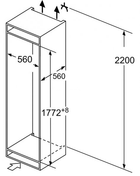 Вбудований холодильник BOSCH KIS87AFE0 - зображення 8