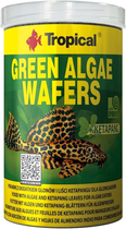 Корм Tropical Green Algae Wafers для акваріумних риб у чипсах 250 мл (5900469664247)