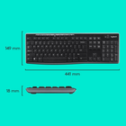 Zestaw bezprzewodowy klawiatura+mysz LOGITECH MK270 (920-004508) - obraz 4