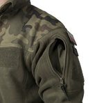 Куртка флисовая мужская Polish Infantry Jacket - Fleece Helikon-Tex Olive Green/PL Woodland S Тактическая - изображение 4