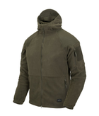 Куртка толстовка флисовая Cumulus Jacket - Heavy Fleece Helikon-Tex Taiga Green M Тактическая мужская