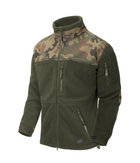 Куртка чоловіча флісова Polish Infantry Jacket - Fleece Helikon-Tex Olive Green/PL Woodland XL Тактична - зображення 1
