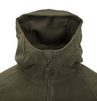 Куртка толстовка флисовая Cumulus Jacket - Heavy Fleece Helikon-Tex Taiga Green S Тактическая мужская - изображение 10