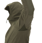 Куртка толстовка флисовая Cumulus Jacket - Heavy Fleece Helikon-Tex Taiga Green S Тактическая мужская - изображение 14
