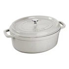 Кастрюля Staub Cast Iron 6,7 л біла овальна (11033107)