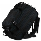 Тактический рюкзак Tactic 1000D для военных, охоты, рыбалки, туристических походов, скалолазания, путешествий и спорта чёрный - изображение 6