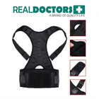 Корректор осанки магнитный Real Doctors Posture Support NY-10 L Черный (KG-6465) - изображение 3