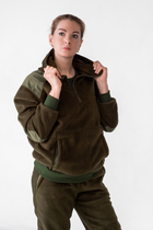 Костюм Eva Military спортивний флісовий, тактичний жіночий колір хакі, розмір M (44-48) - зображення 8