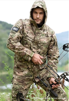 Тактическая куртка HAN WILD М 65 мультикам армейская ветрозащитная водонепроницаемая р. 2XL - изображение 5