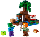 Zestaw klocków LEGO Minecraft Przygoda na mokradłach 65 elementów (21240) - obraz 4