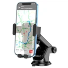 Холдер Hoco CA104 vertical and horizontal telescopic gravity vehicle holder Black Metal Gray