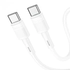 Кабель Hoco X83 Type-C to Type-C Victory 60W charging data cable White