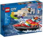 Zestaw klocków LEGO City Łódź strażacka 144 elementy (60373)
