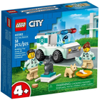 Zestaw klocków LEGO City Karetka weterynaryjna 58 elementów (60382) - obraz 1
