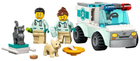 Zestaw klocków LEGO City Karetka weterynaryjna 58 elementów (60382) - obraz 2