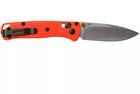 Нож складной Benchmade 533 Mini Bugout, оранжевая рукоять - изображение 2